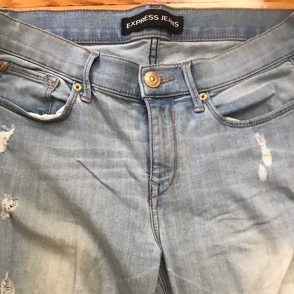 Express Mid Rise Legging Jeans - Picture 3 of 7